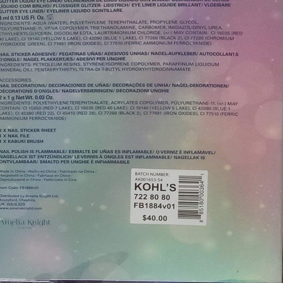 Amelia Knight Colour Couture 20 Piece Set - Picture 3 of 3